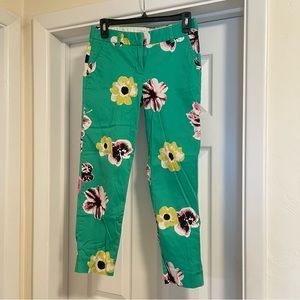 JCrew Floral Capris Size 0